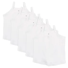 5-Pack Organic Cotton Cami Tops