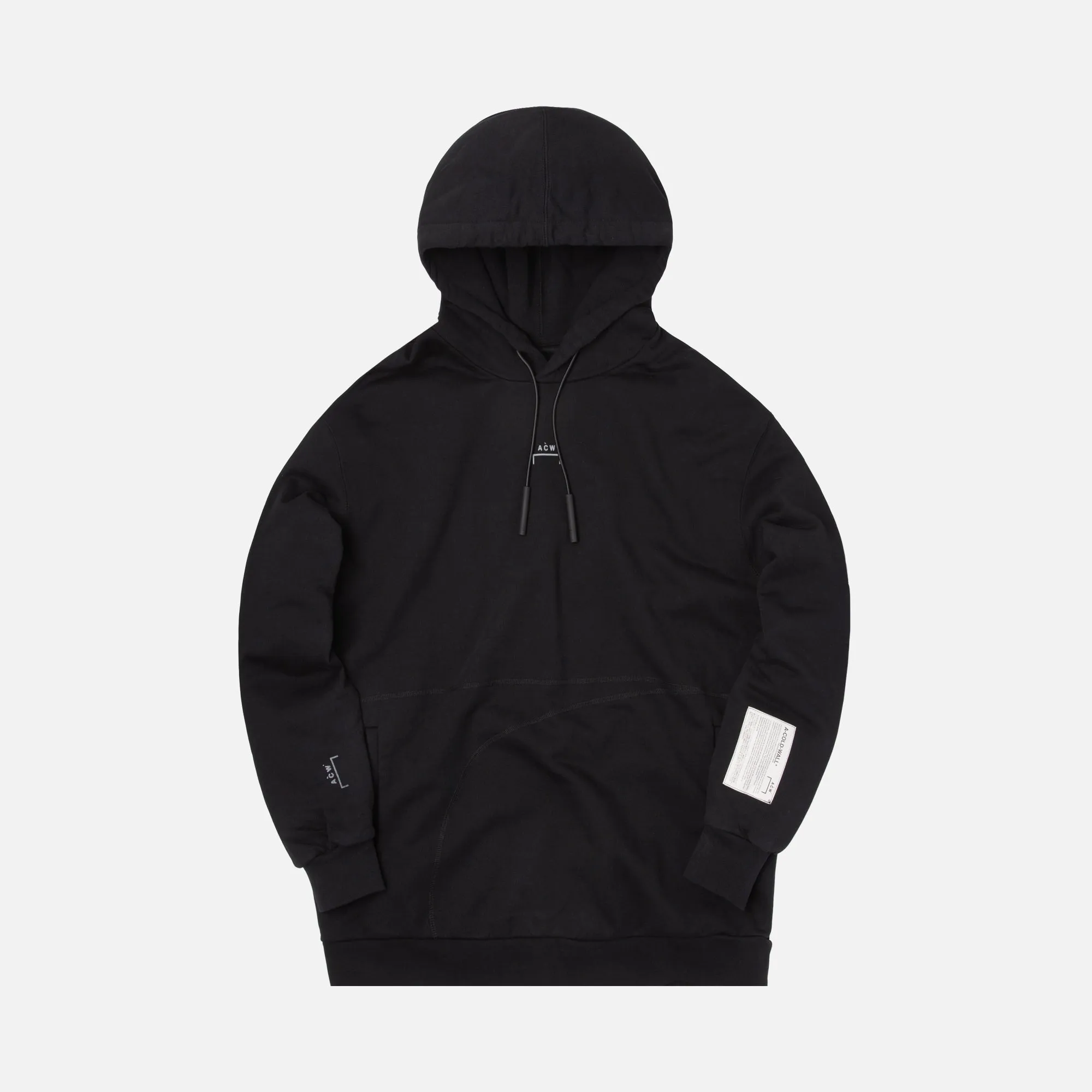 A-Cold-Wall* Classic Flat Overlock Hoodie - Black