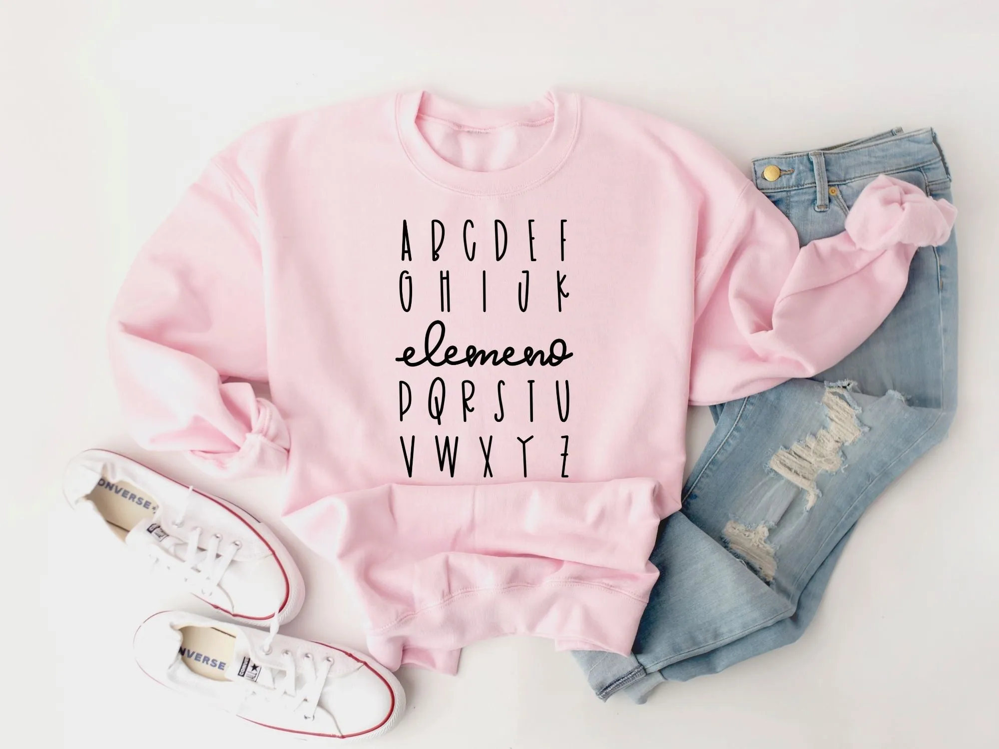 ABC Elemeno Teacher Unisex Fit Sweatshirt