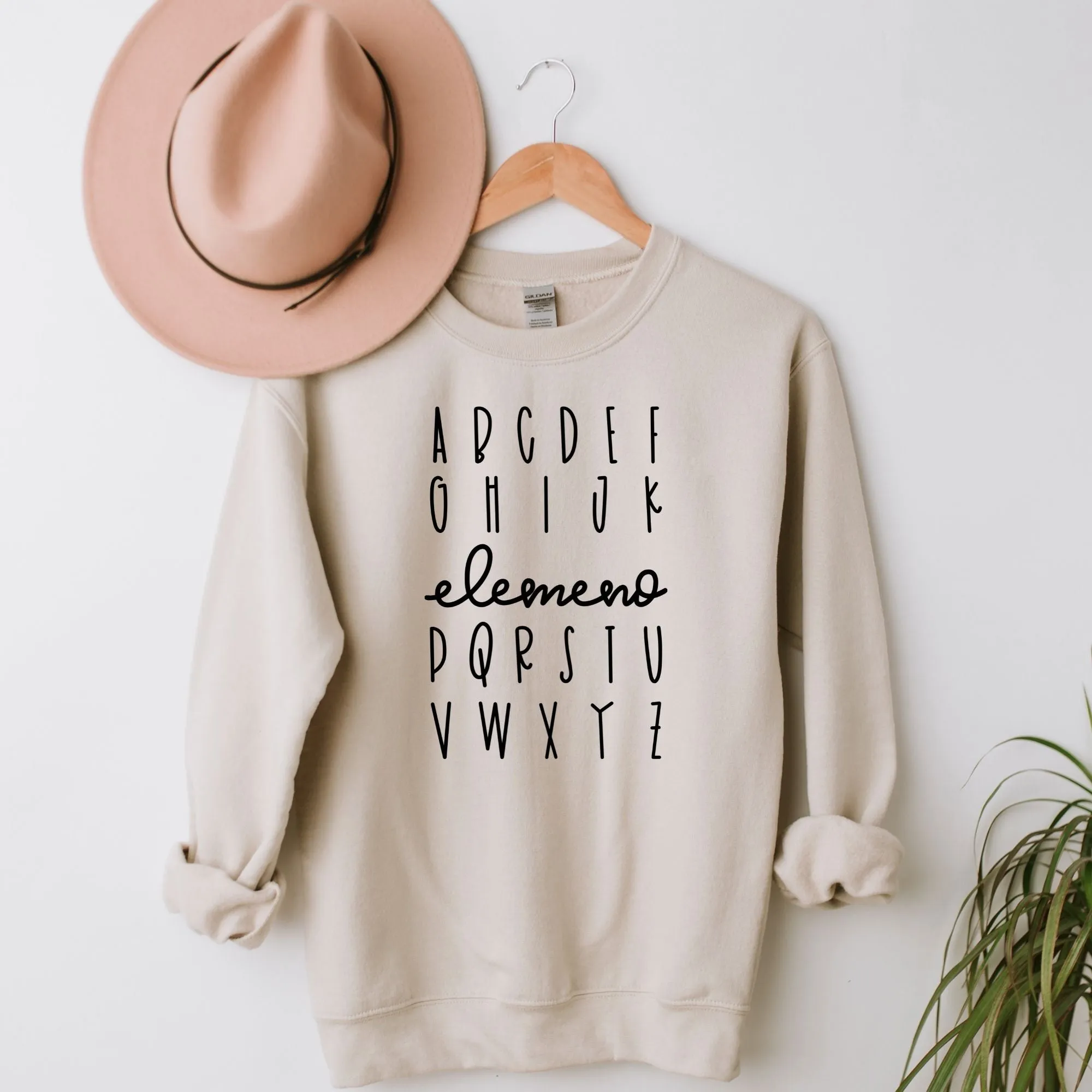 ABC Elemeno Teacher Unisex Fit Sweatshirt