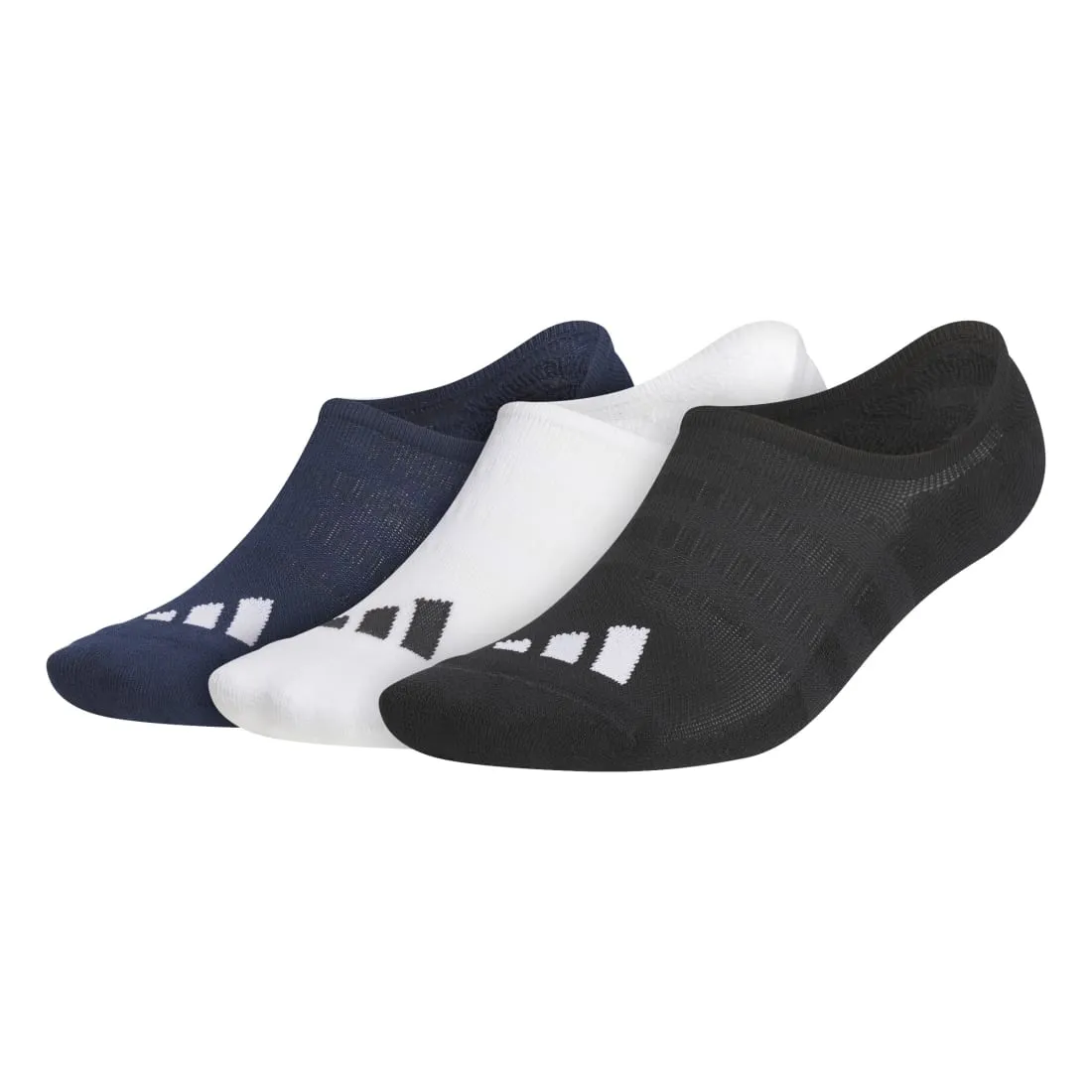 adidas 3 Pack No Show Golf Socks HS5576