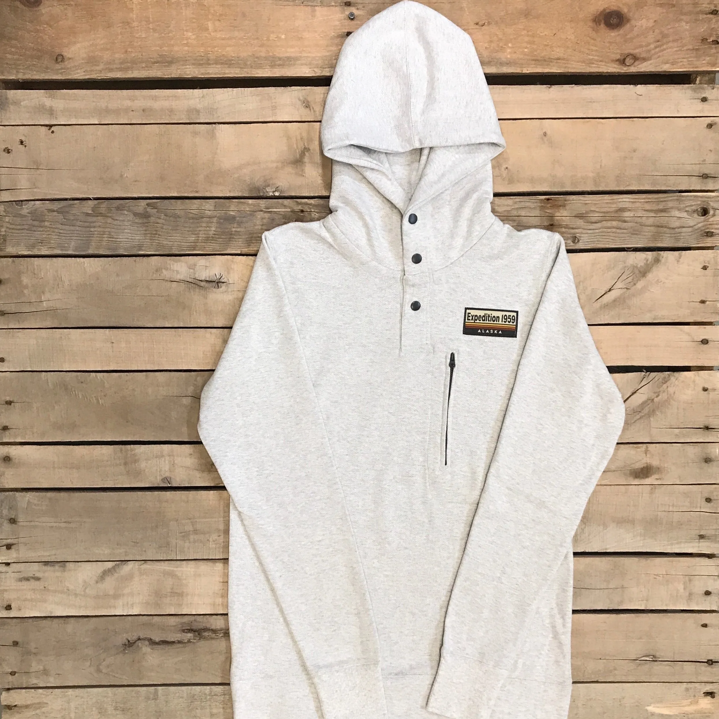 Alaska Expedition Henley Snap Hoodie