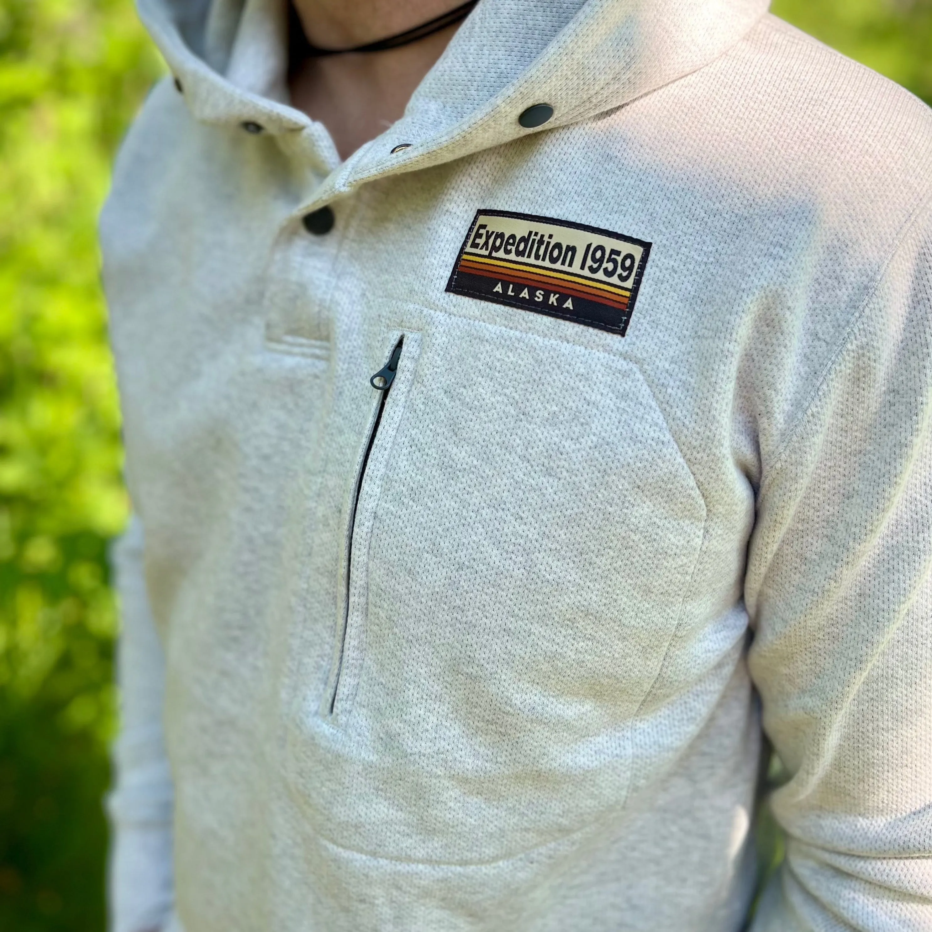 Alaska Expedition Henley Snap Hoodie