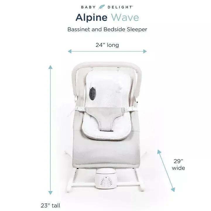 Alpine Wave Deluxe Bouncer with Motion - Driftwood Gray