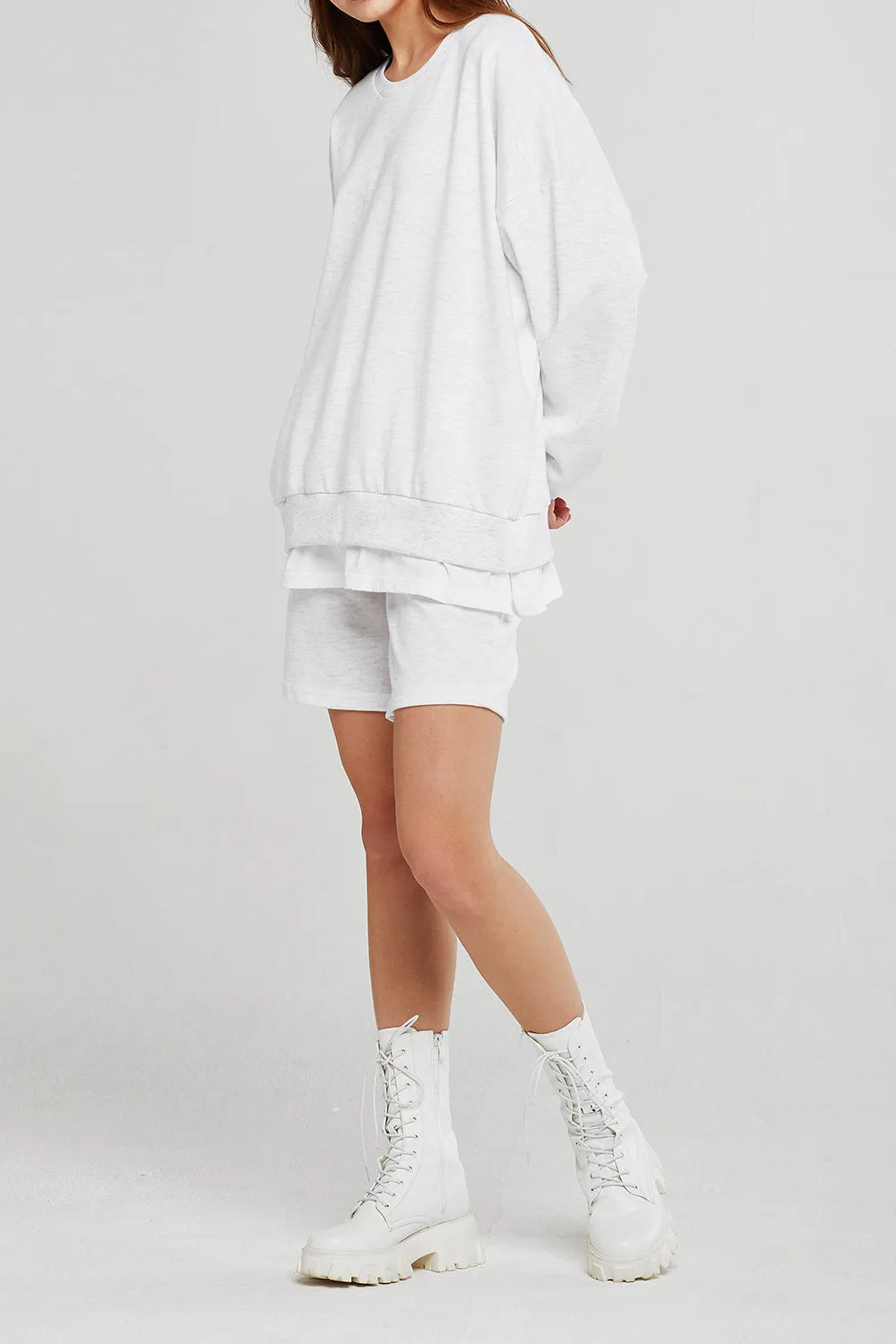 Ariana Layered Effect Sweatshirt