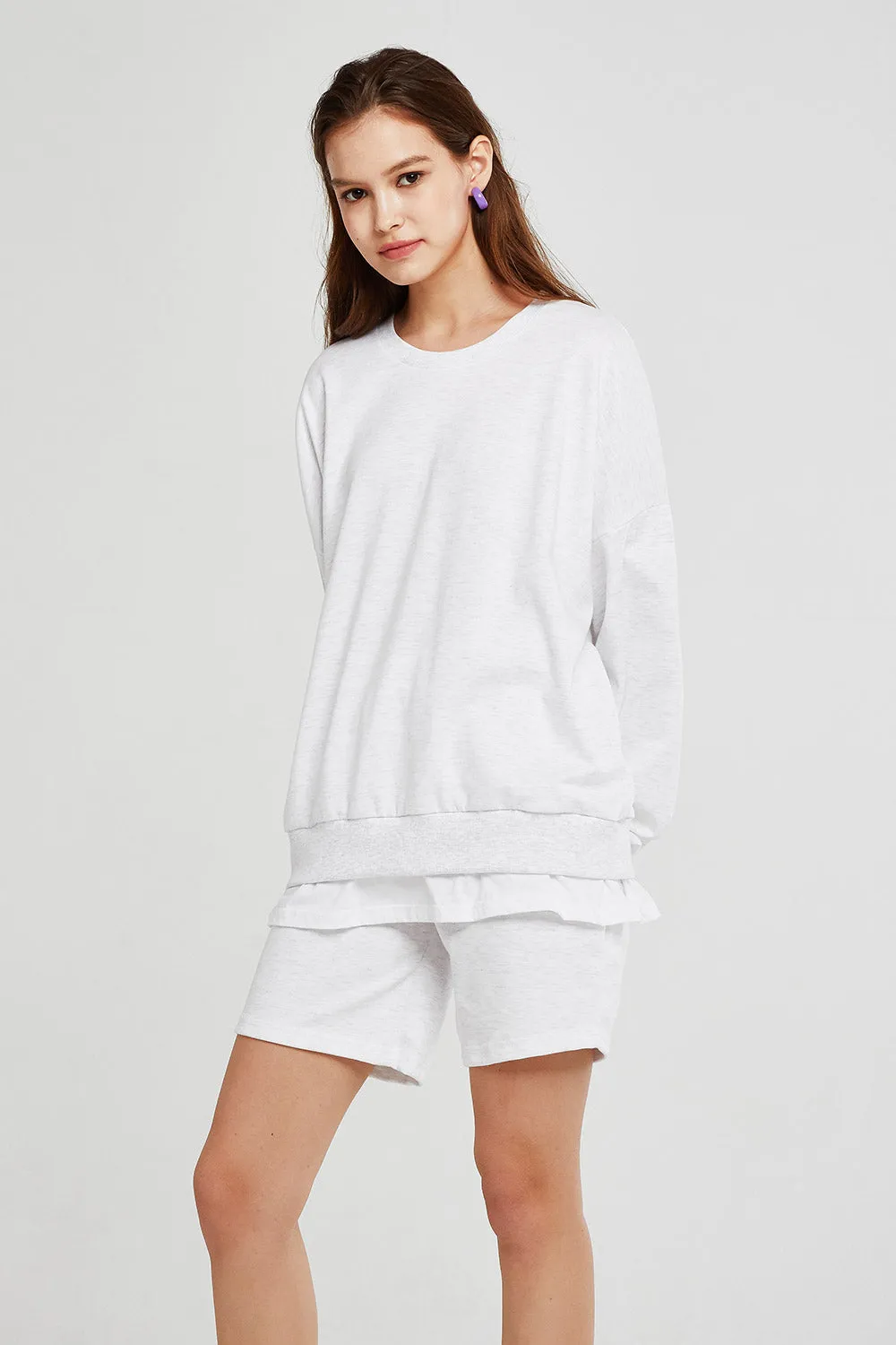 Ariana Layered Effect Sweatshirt