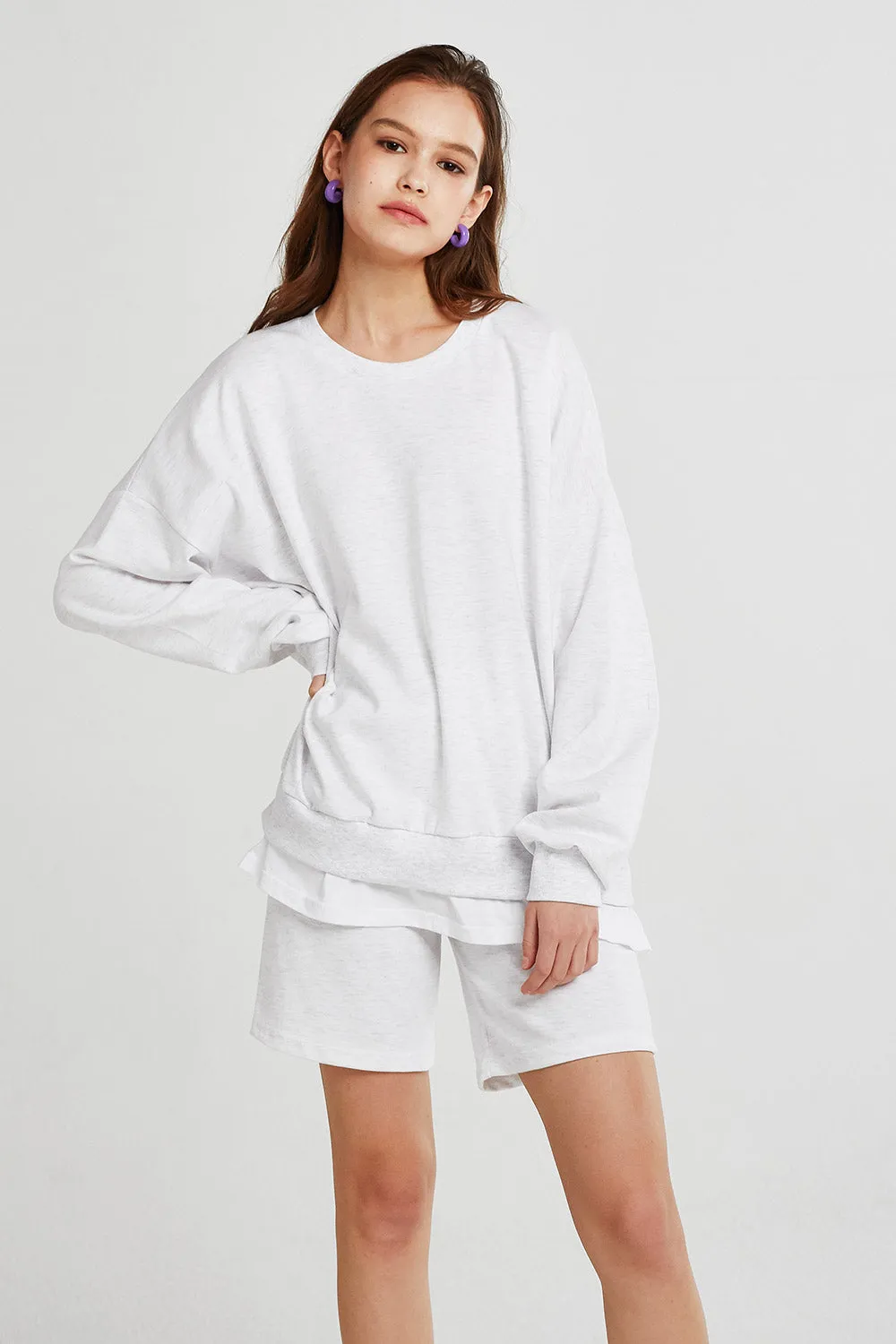 Ariana Layered Effect Sweatshirt