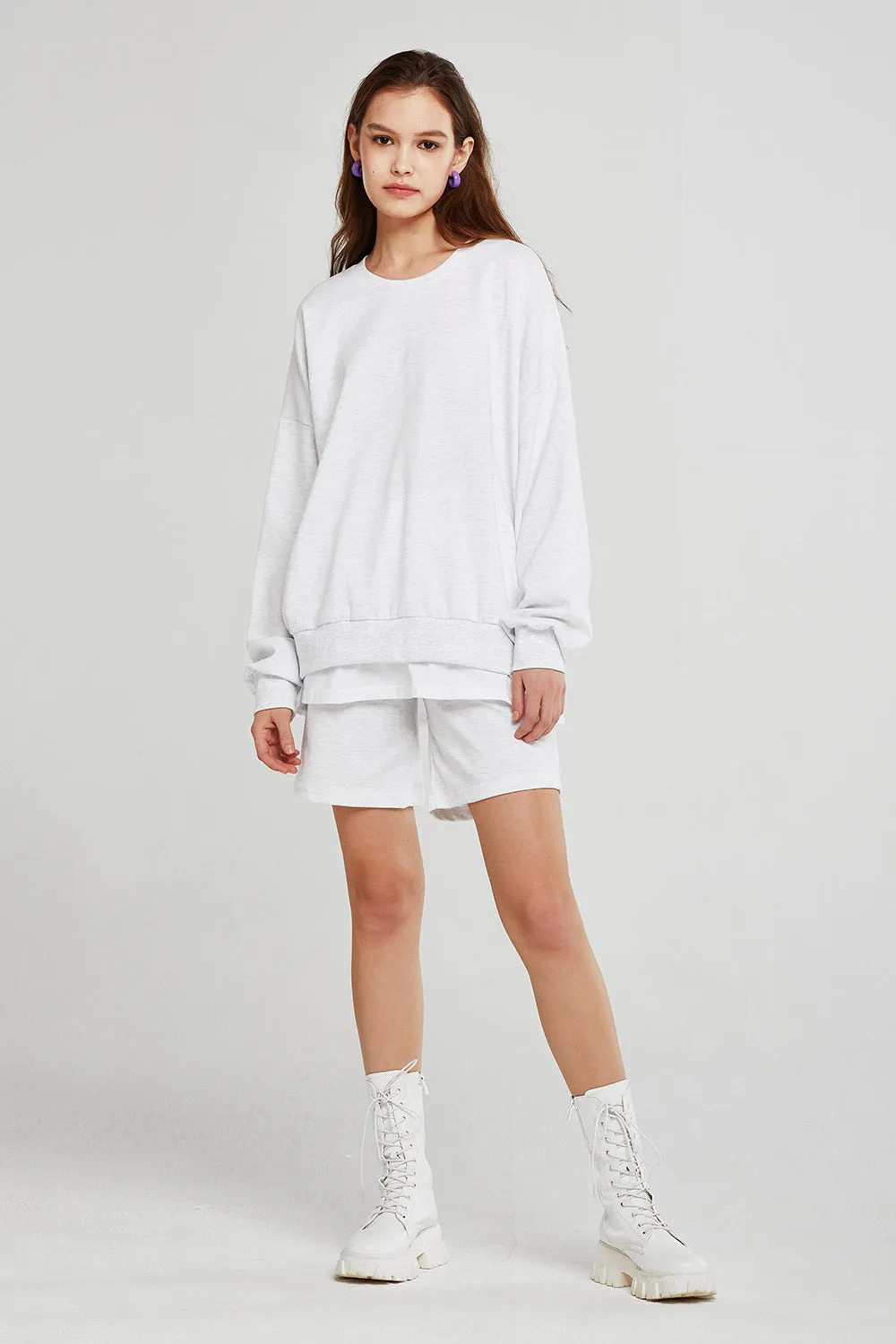 Ariana Layered Effect Sweatshirt