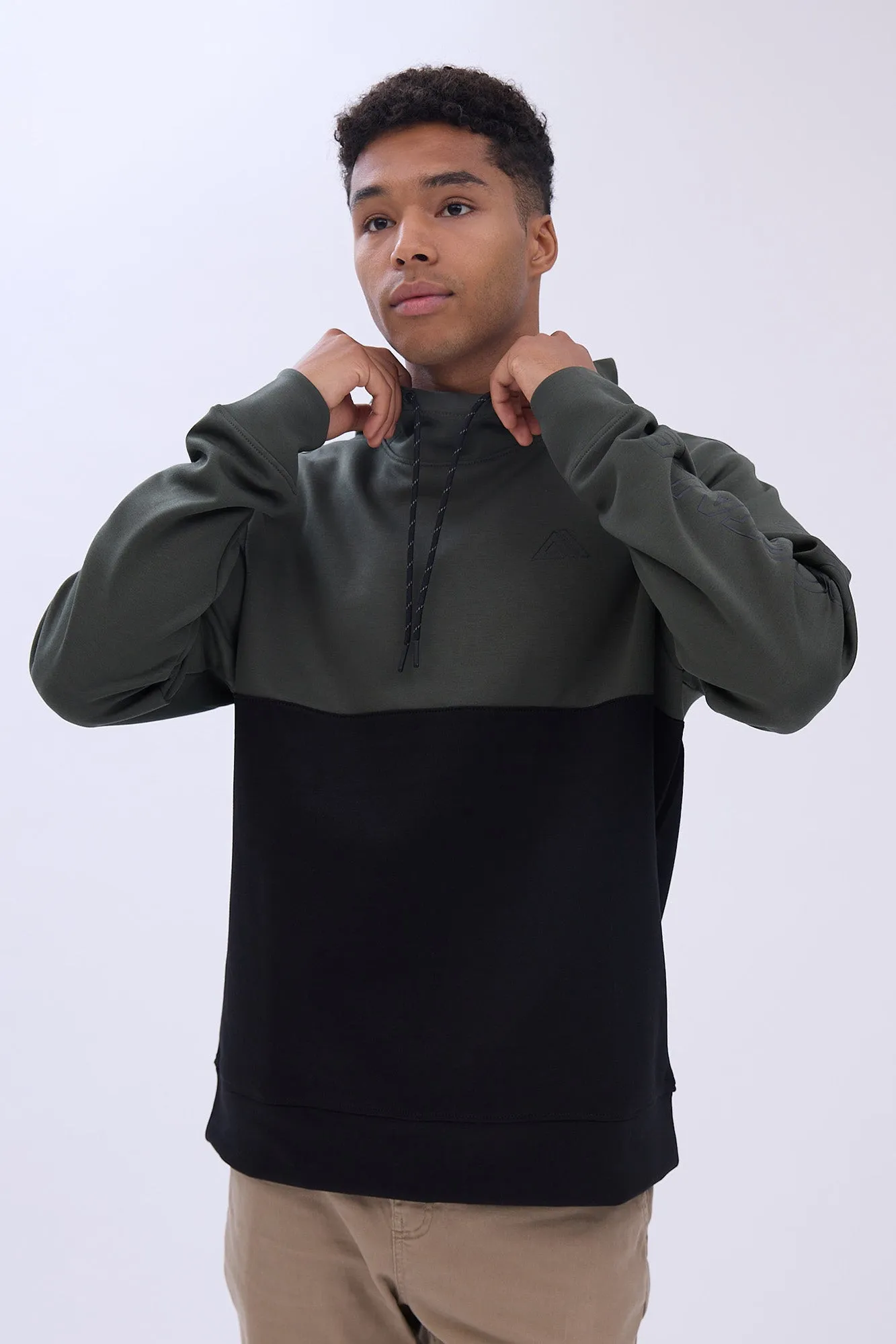 Aéropostale Air Tech Fleece Colour Block Pullover Hoodie