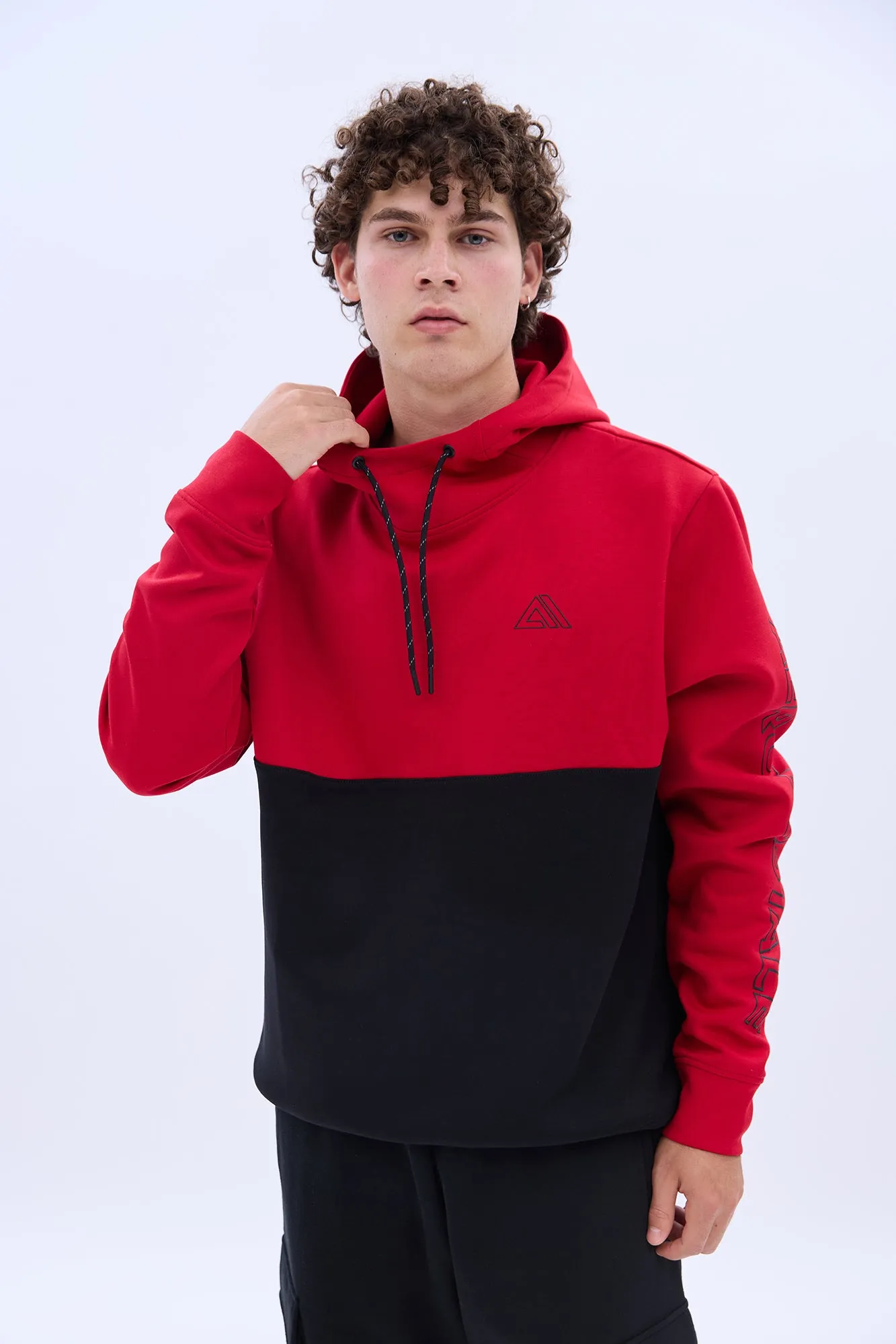 Aéropostale Air Tech Fleece Colour Block Pullover Hoodie