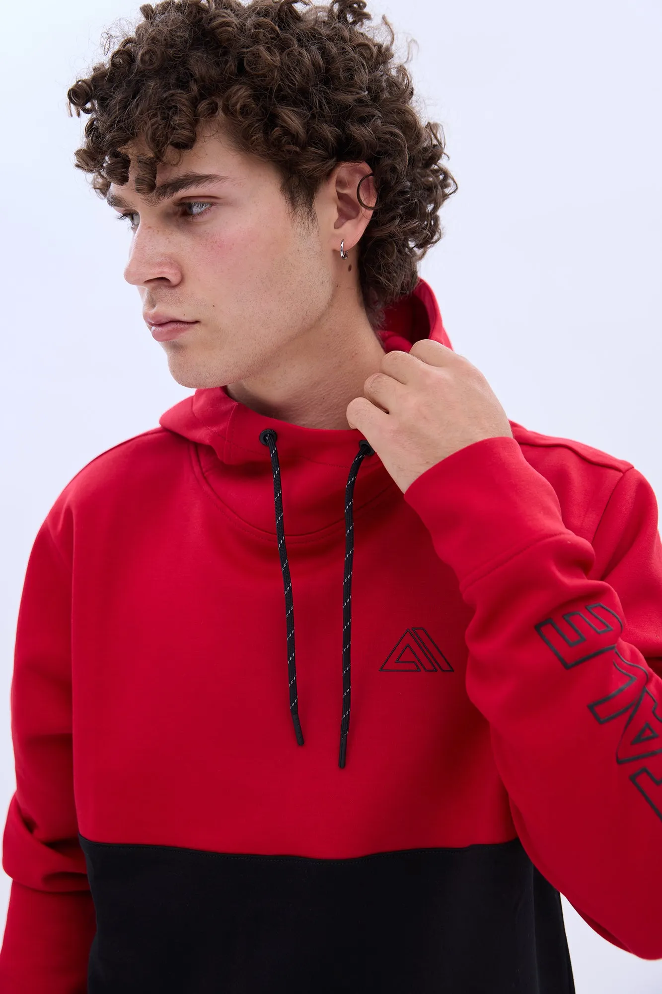 Aéropostale Air Tech Fleece Colour Block Pullover Hoodie