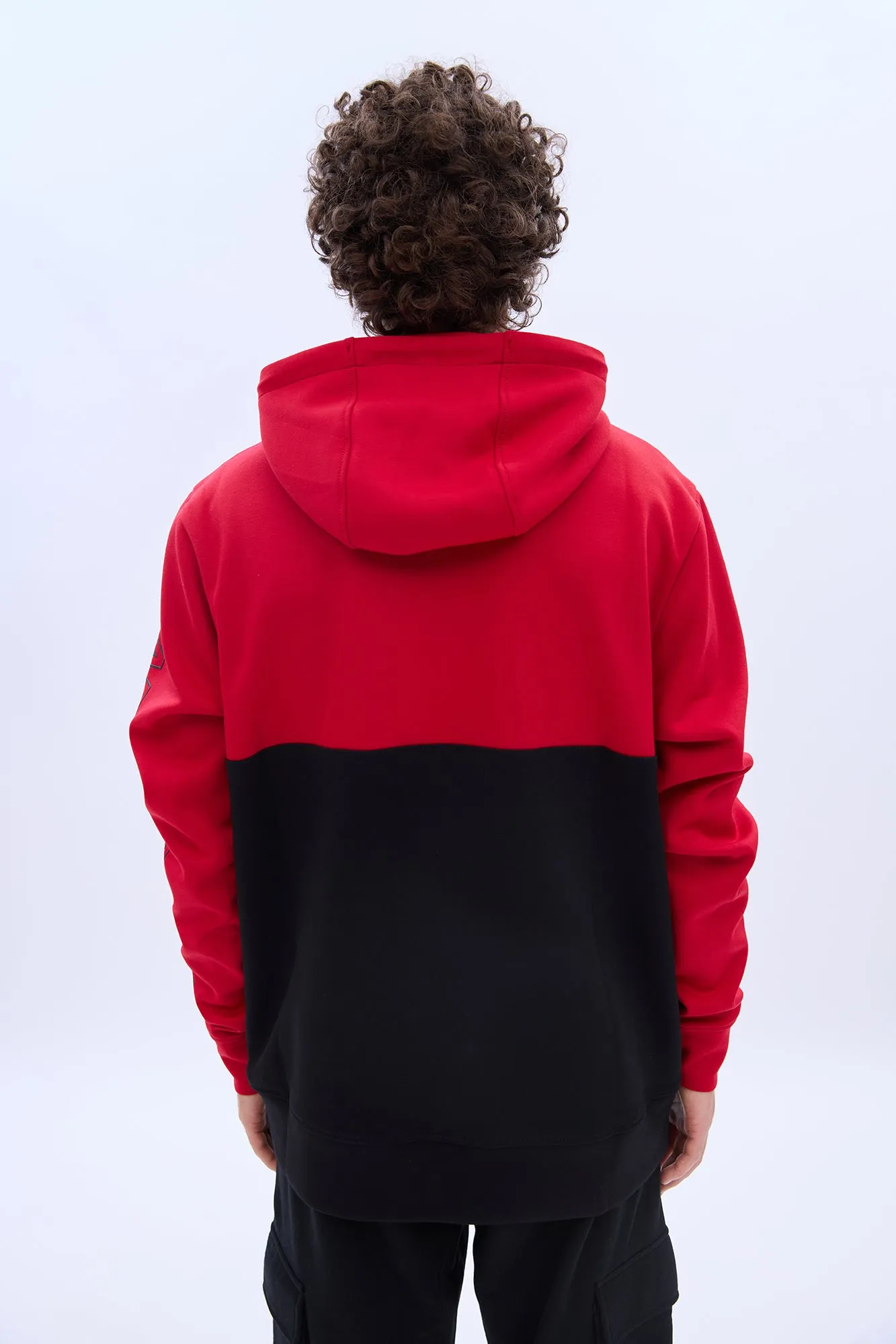 Aéropostale Air Tech Fleece Colour Block Pullover Hoodie