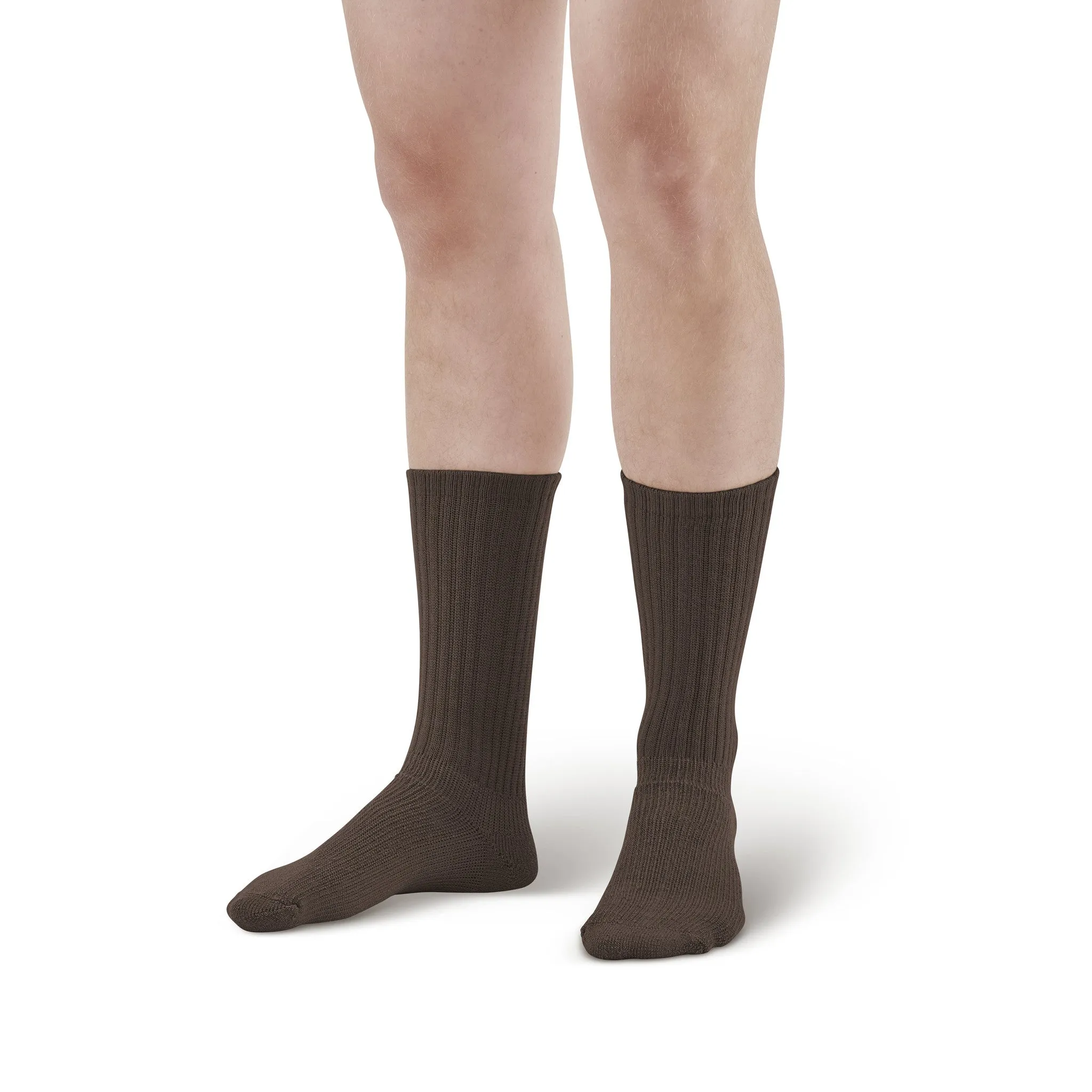 AW Style 190 E-Z Walker Plus Diabetic Crew Socks for Sensitive Feet - 8-15 mmHg (Sale)