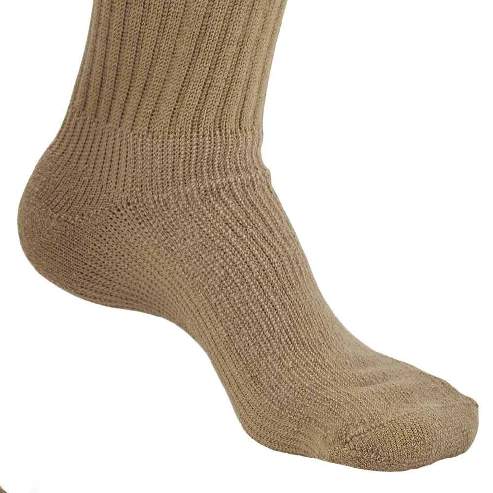 AW Style 190 E-Z Walker Plus Diabetic Crew Socks for Sensitive Feet - 8-15 mmHg