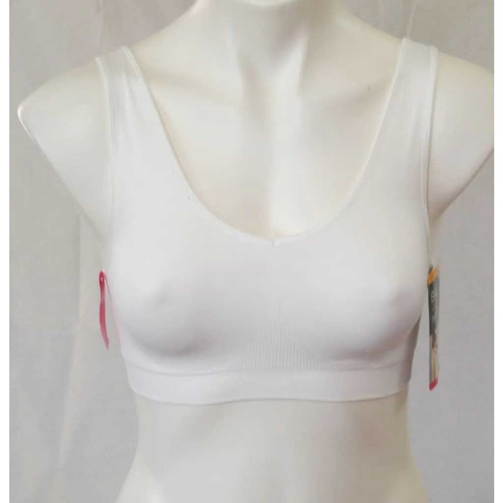 Bali DFBRAL One Smooth U Bralette Wire Free SMALL White