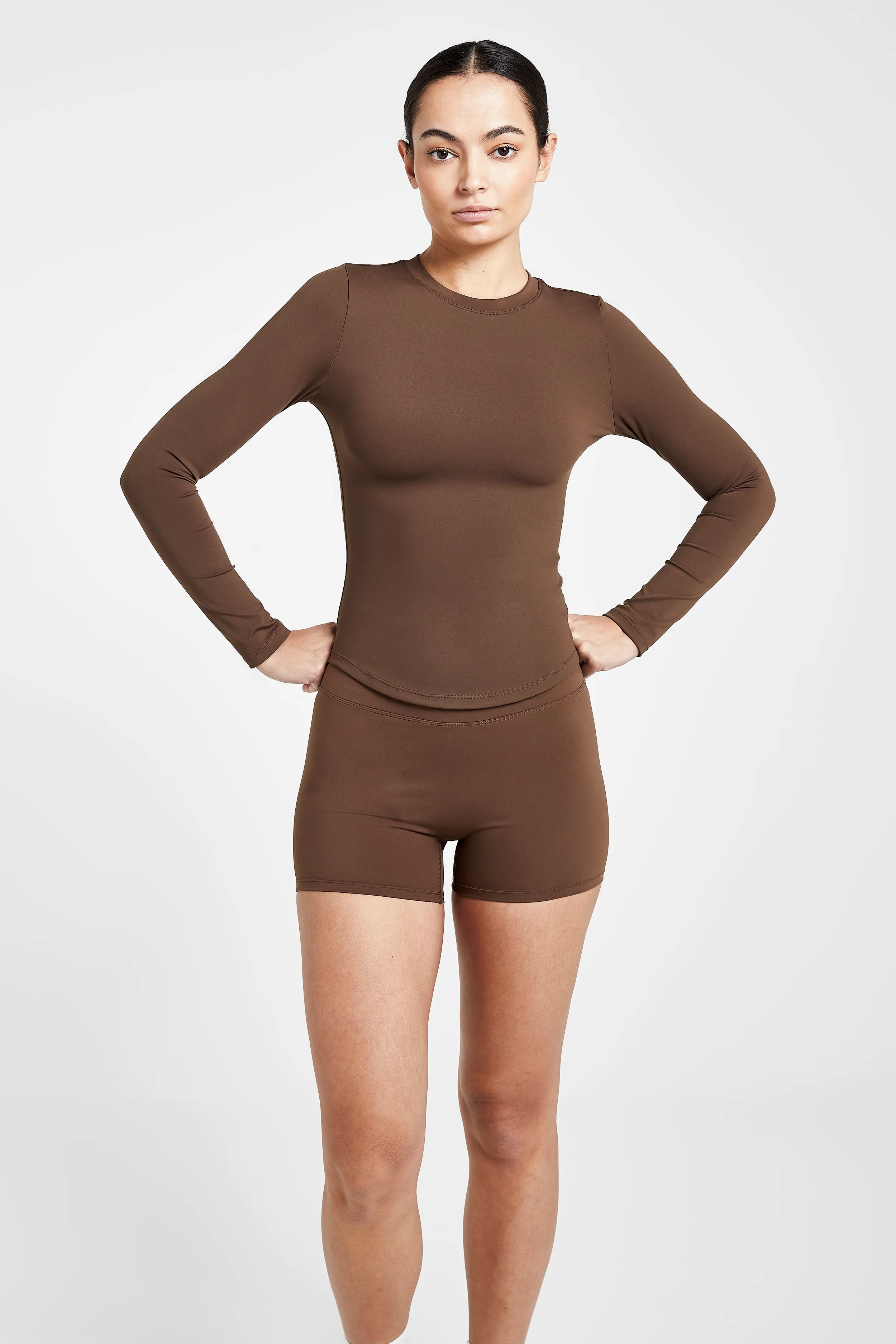 Base Sculpting Shorts - Truffle