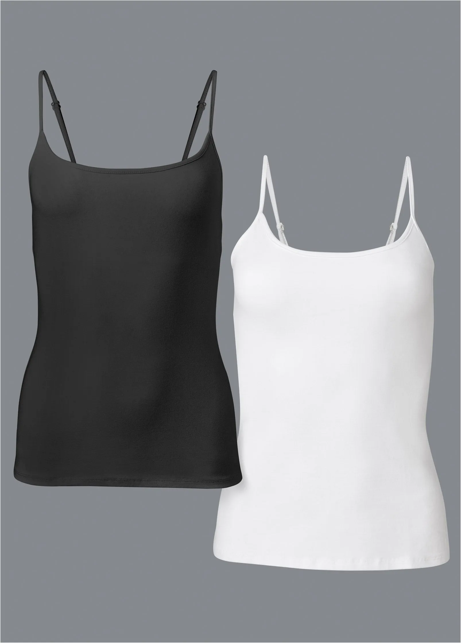 Basic Cami Two Pack - Black & White