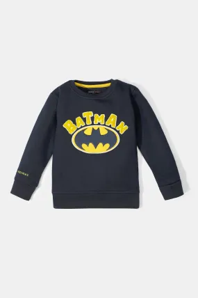 Batman Graphic Print Boys Sweatshirt