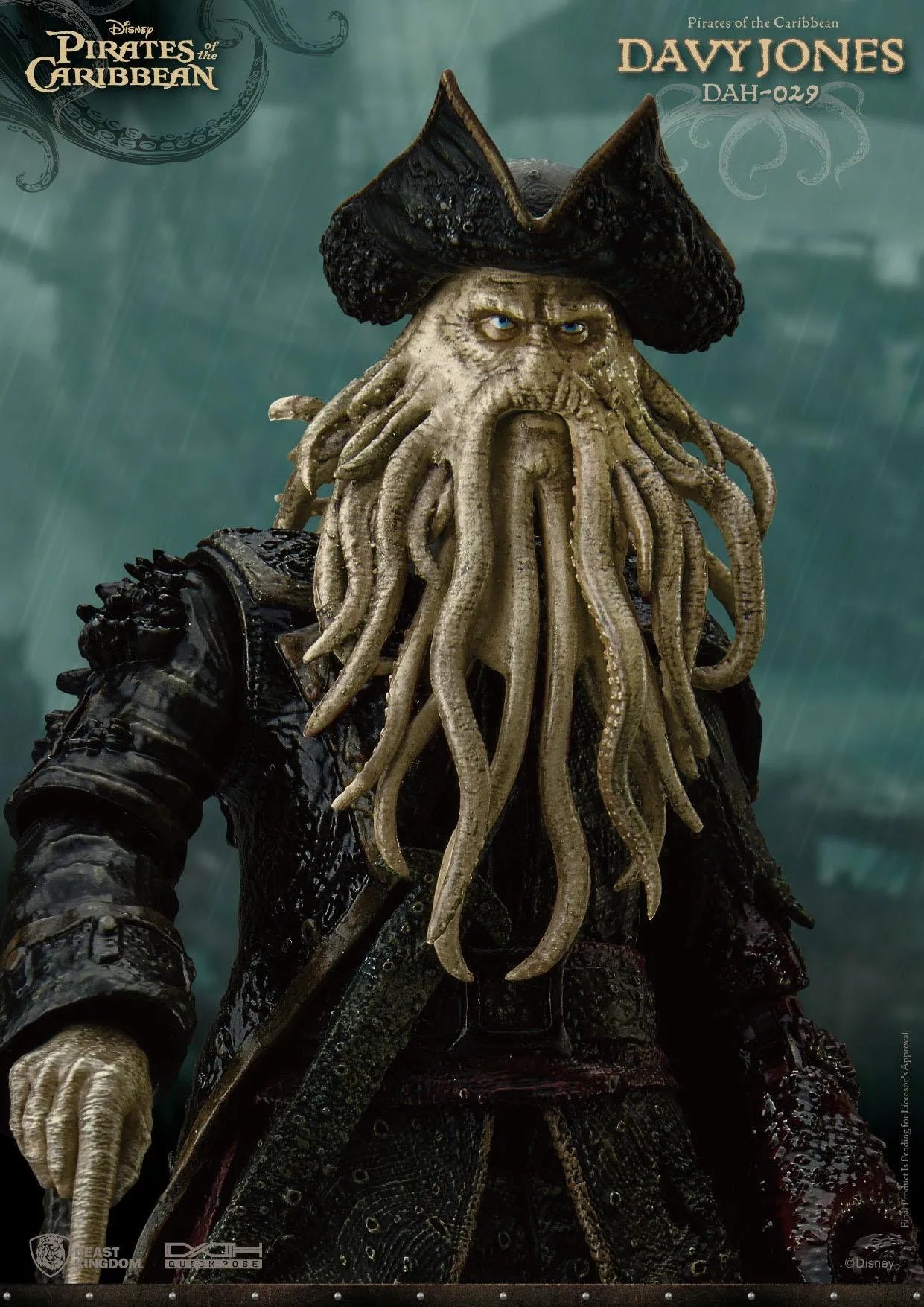 Beast Kingdom Pirates of the Caribbean Davy Jones Dynamic 8ction Heroes 1/9 Action Figure