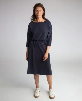 Bellamy Organic Cotton Dress In Navy