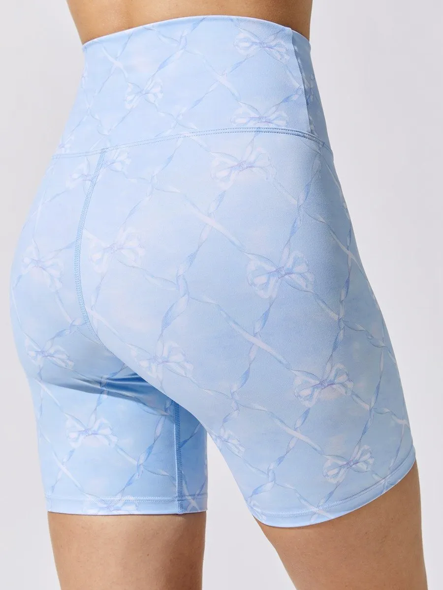 Bike Short - Beaux Blue Tie Dye