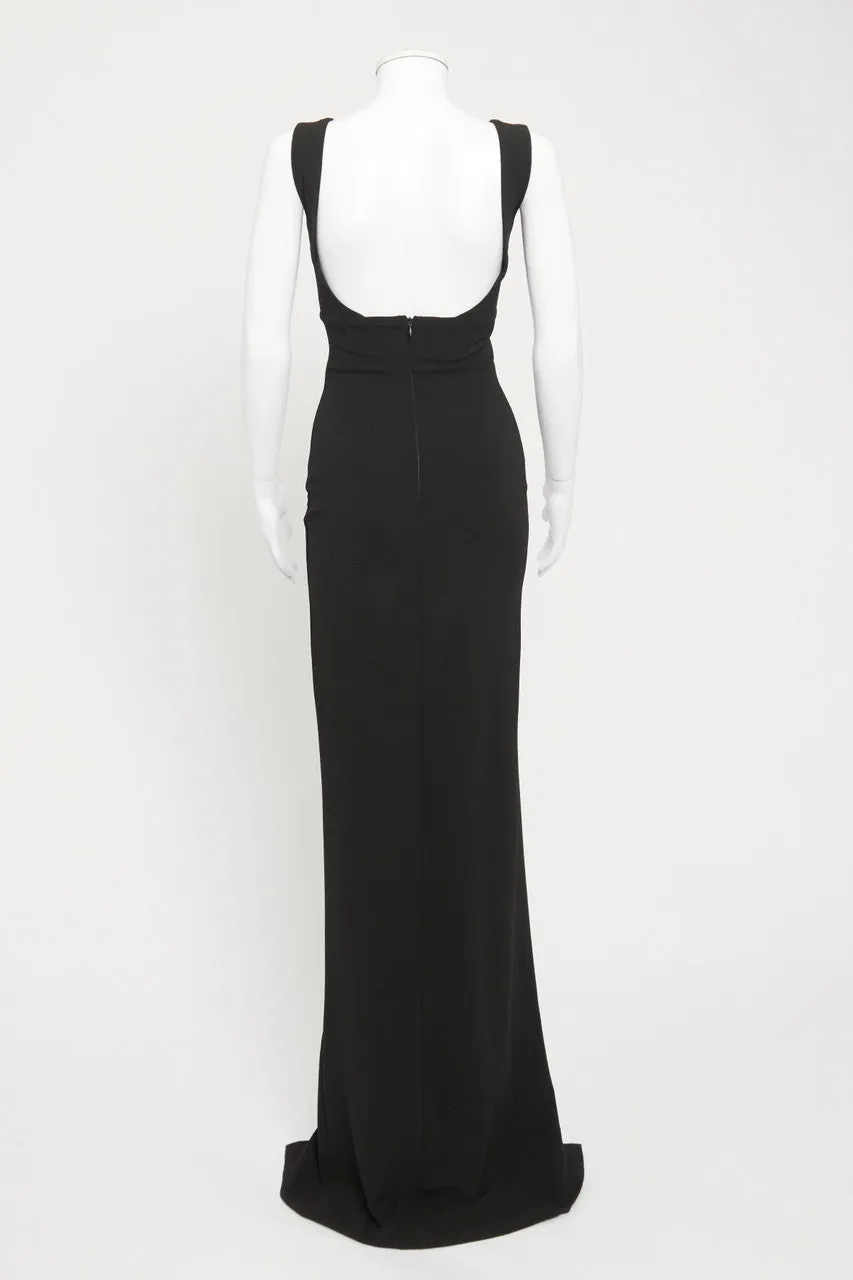 Black Iman Preowned Maxi Dress