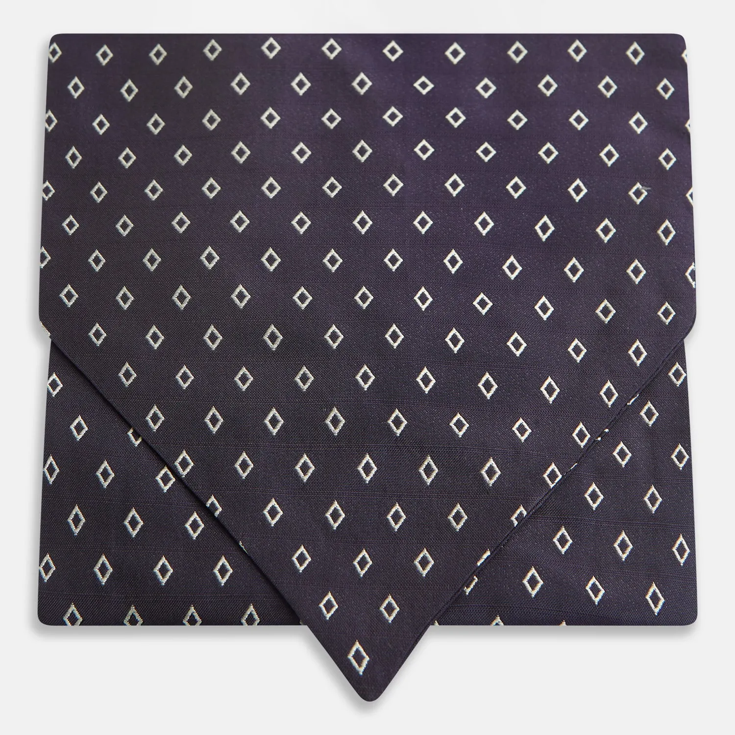 Blue Diamond Silk Cravat