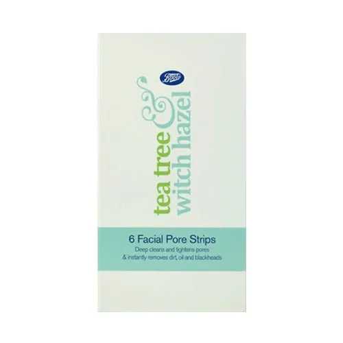 Boots Tea Tree Witch Hazel 6 Facial Pore Strips-