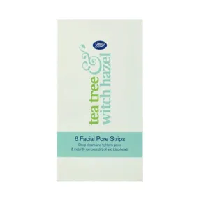 Boots Tea Tree Witch Hazel 6 Facial Pore Strips-