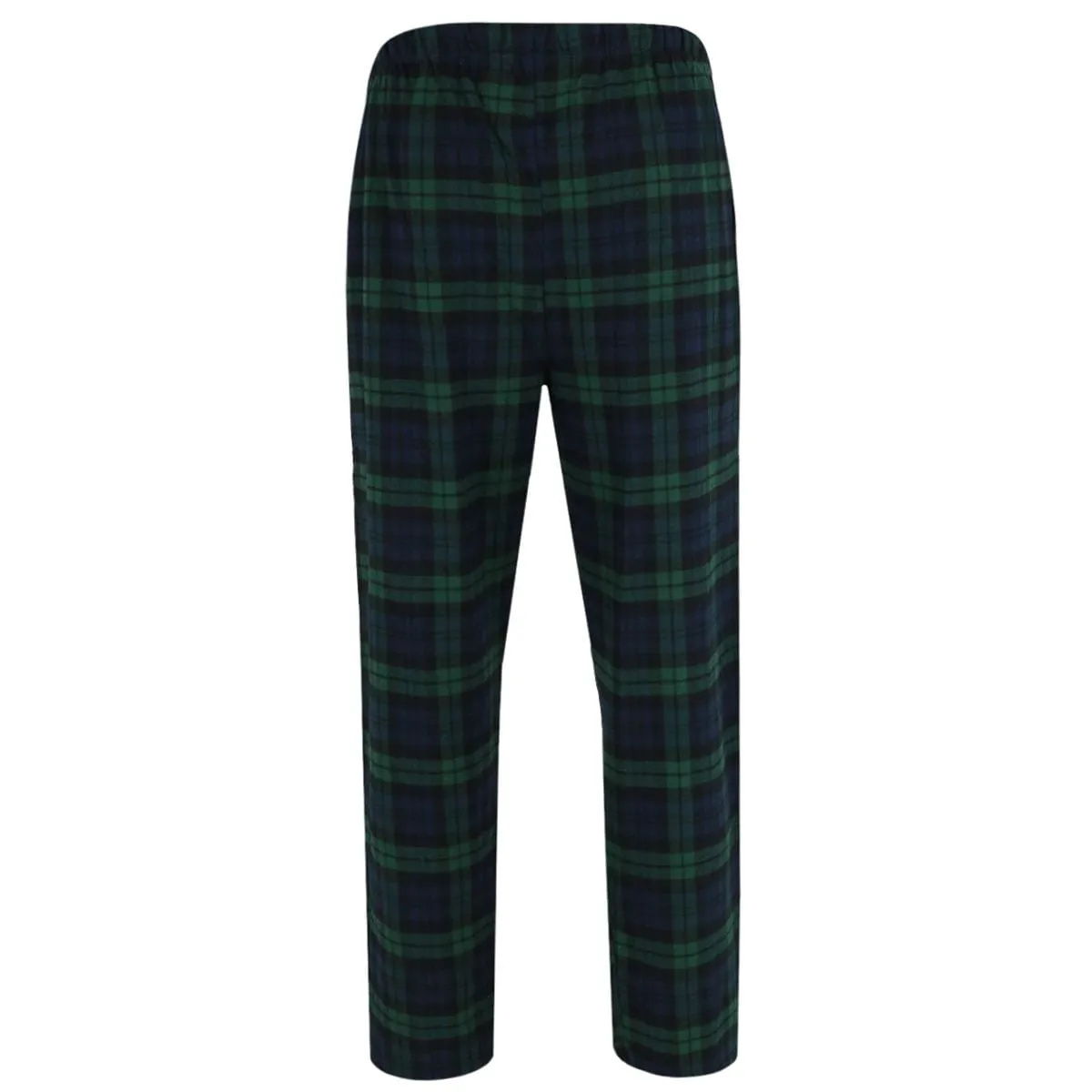 Bottoms Out Men's Plaid Flannel Open Bottom Pants