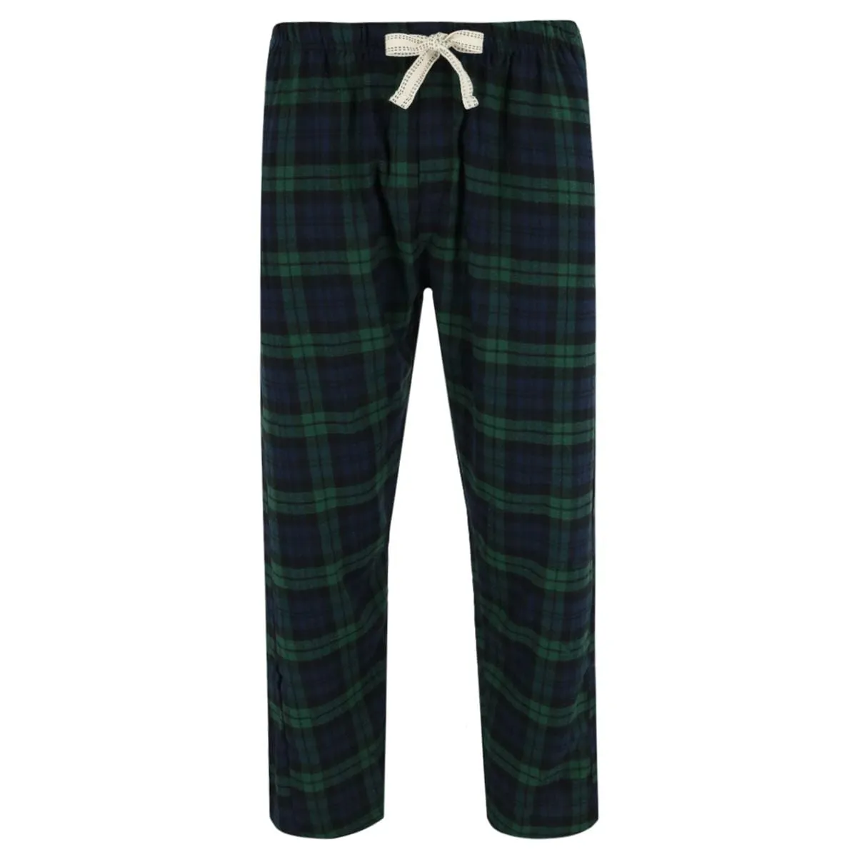 Bottoms Out Men's Plaid Flannel Open Bottom Pants