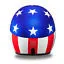 Captain America - Daytona Low Profile D.O.T. Open Face Helmet