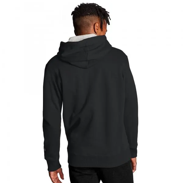 CHAMPION - Men - Script Print Pullover Hoodie - Black