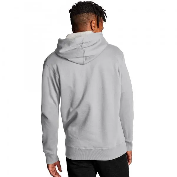 CHAMPION - Men - Script Print Pullover Hoodie - Oxford Grey