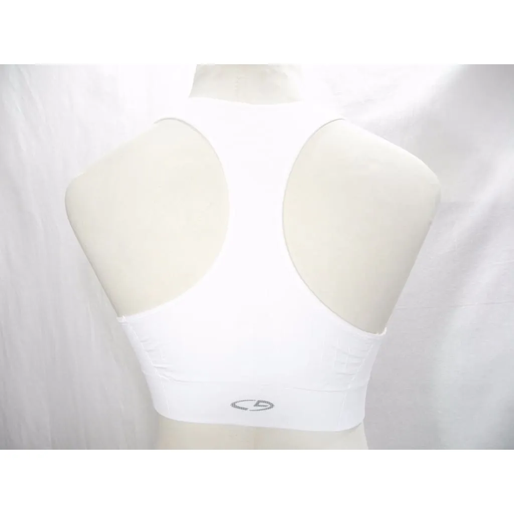 Champion N9169 9169 Wire Free Racerback Sports Bra Size LARGE White