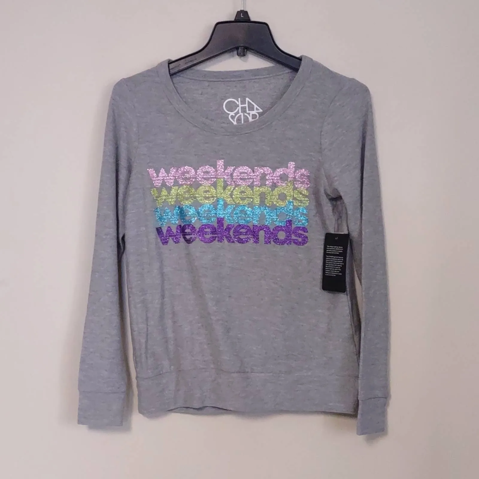 Chaser Weekends Sweatshirt Heather Gray