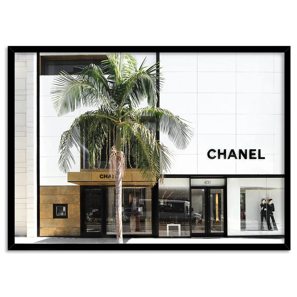 Coco Rodeo Drive in Landscape - Art Print