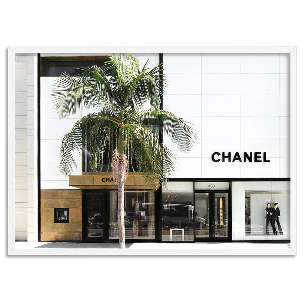 Coco Rodeo Drive in Landscape - Art Print