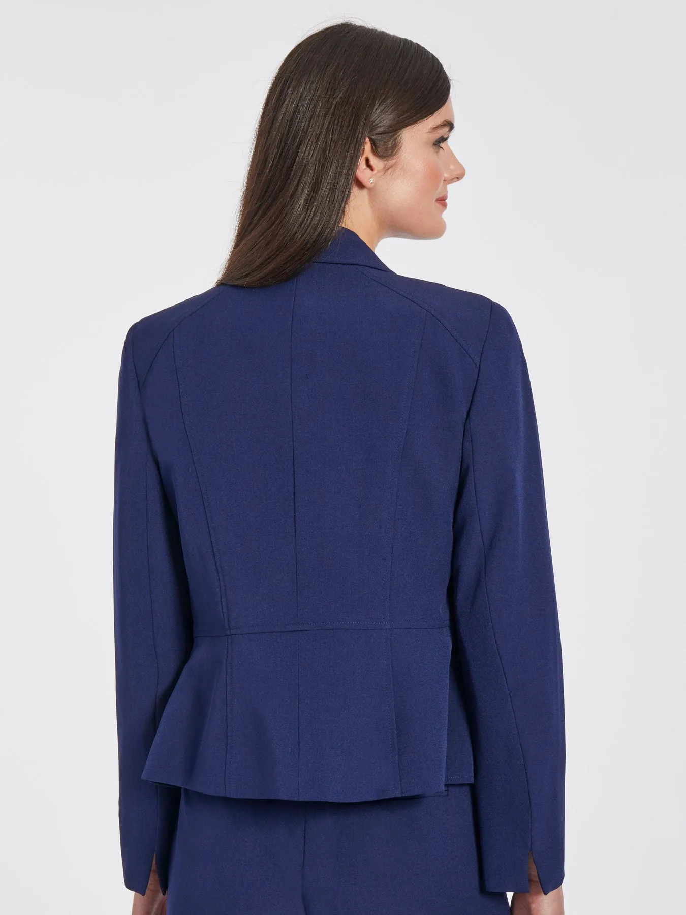 Crepe Two-Button Blazer