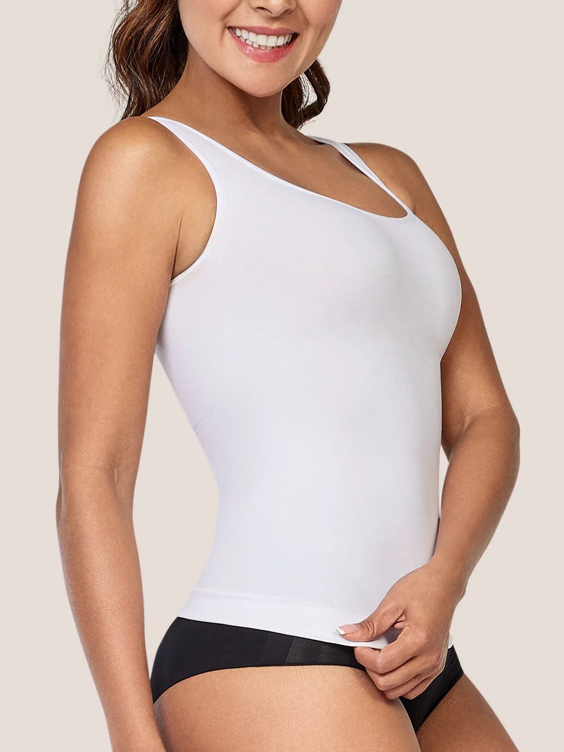 Curveez® Essential Square Neck Control Tank