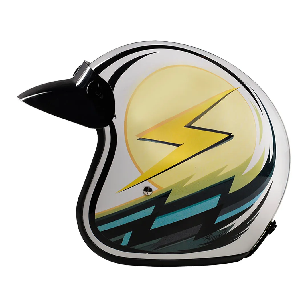 Daytona Lightning Low Profile Open Face D.O.T. Helmet