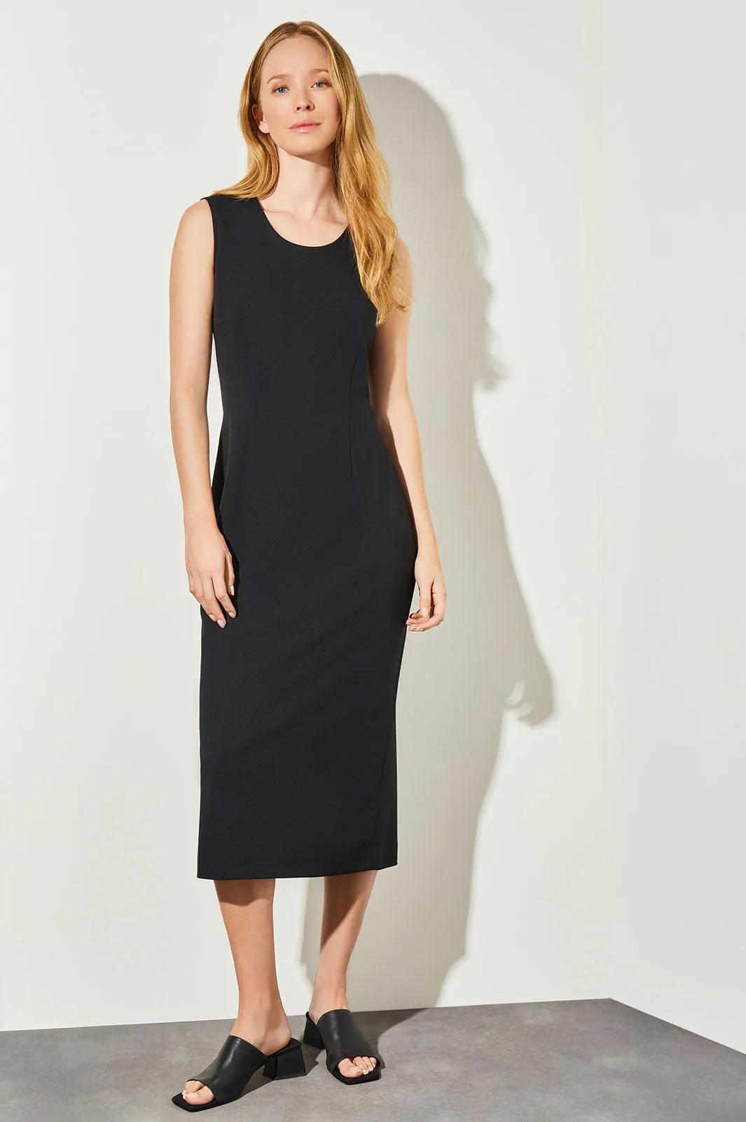 Deco Crepe Sheath Dress