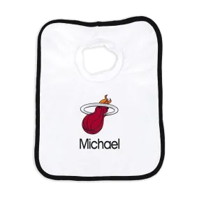 Designs by Chad and Jake Miami HEAT Custom Infant Pullover Bib