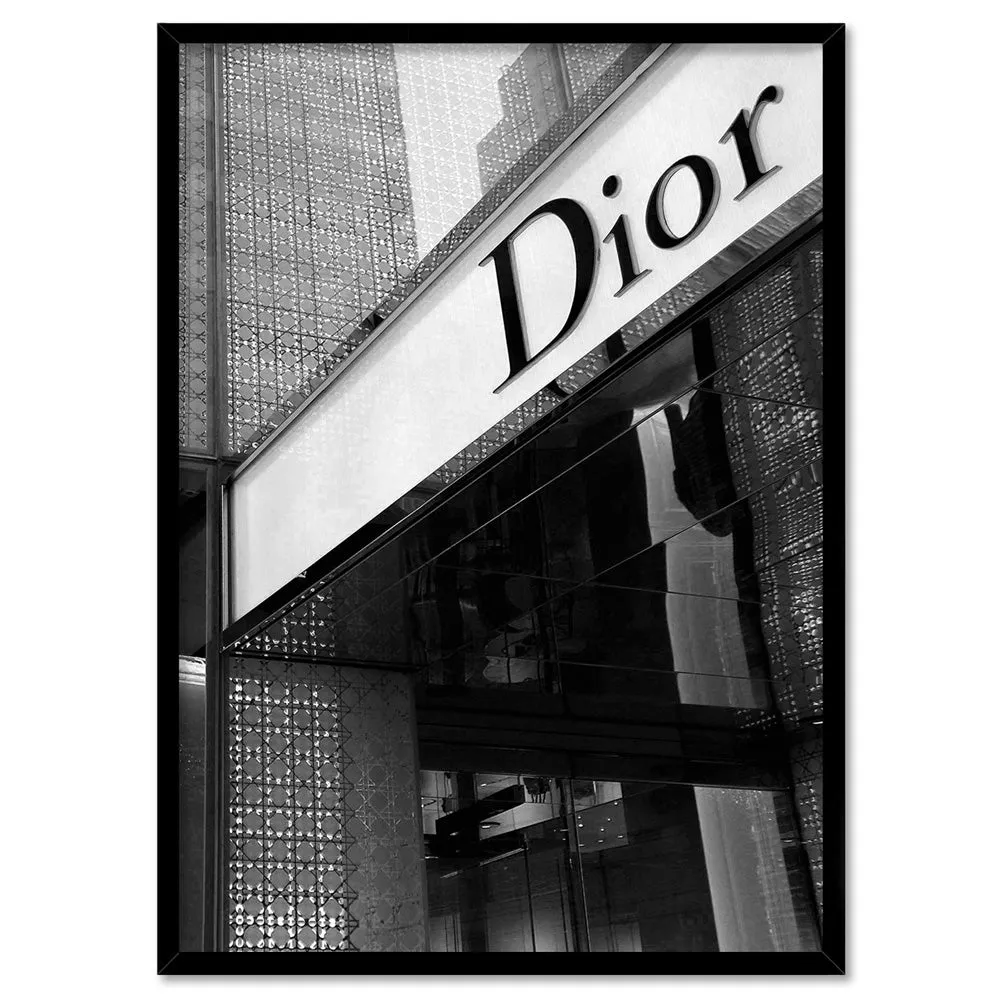 Dior Entrance B&W - Art Print