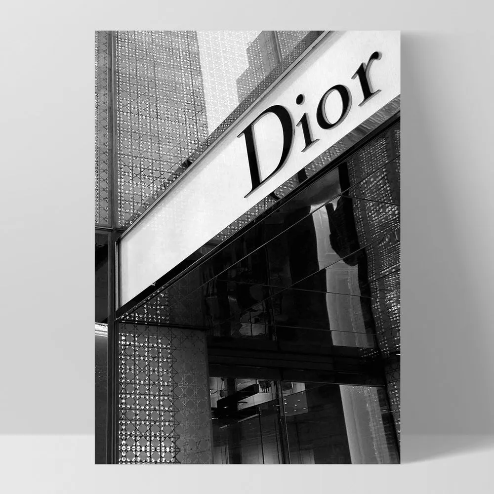 Dior Entrance B&W - Art Print