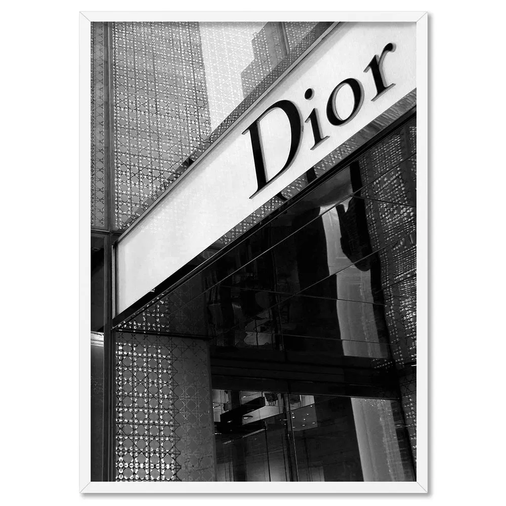 Dior Entrance B&W - Art Print