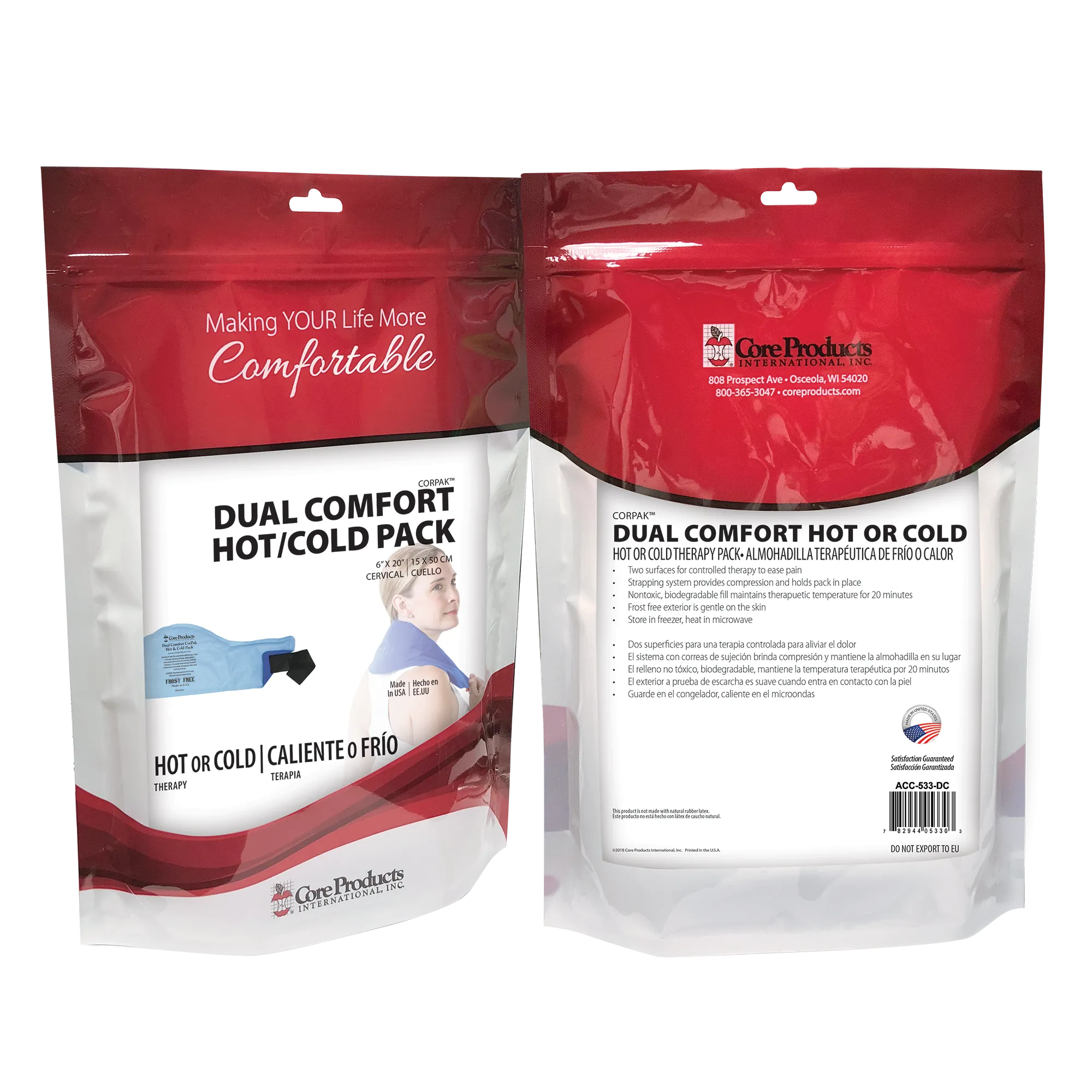 Dual Comfort CorPak Hot & Cold Therapy Pack