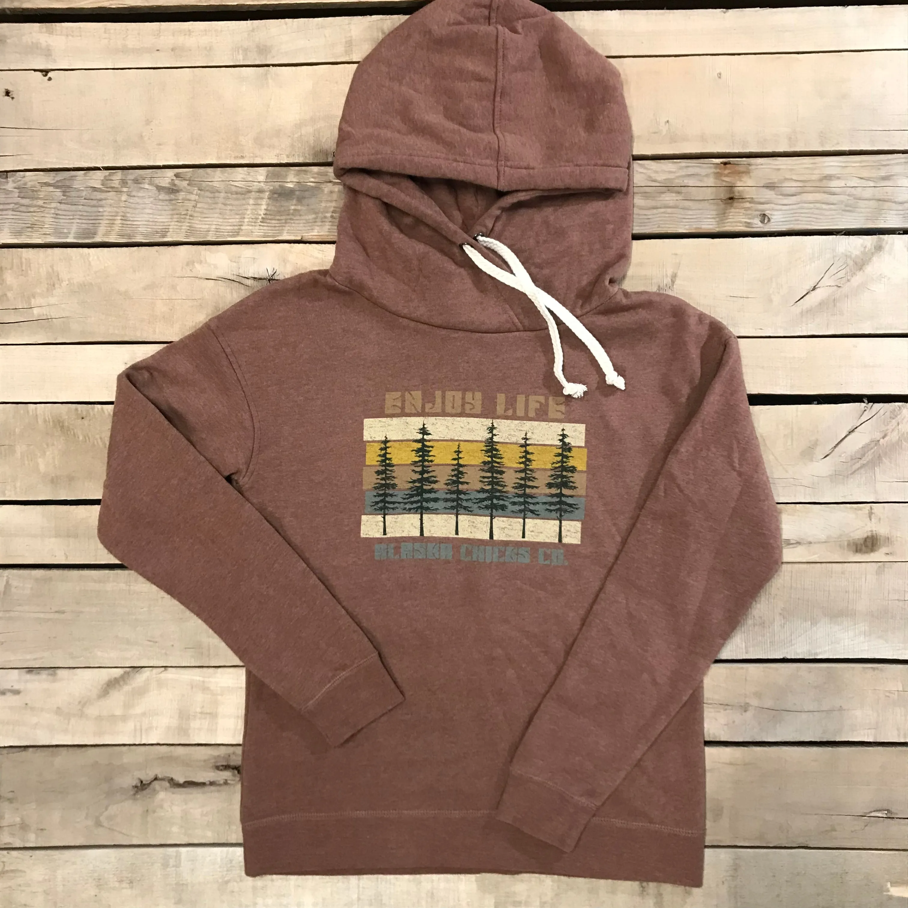 Enjoy Life Tree Line Hoodie