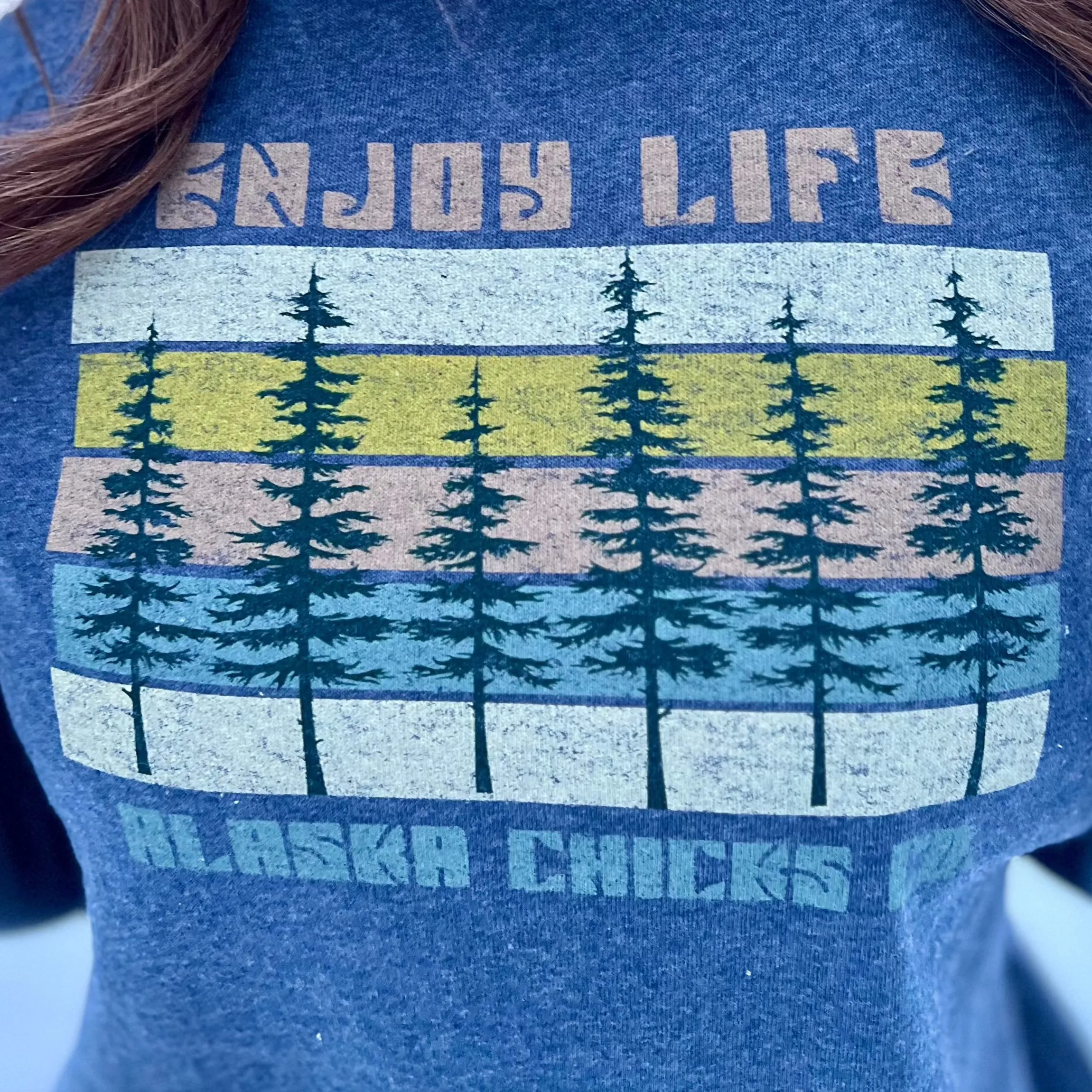 Enjoy Life Tree Line Hoodie