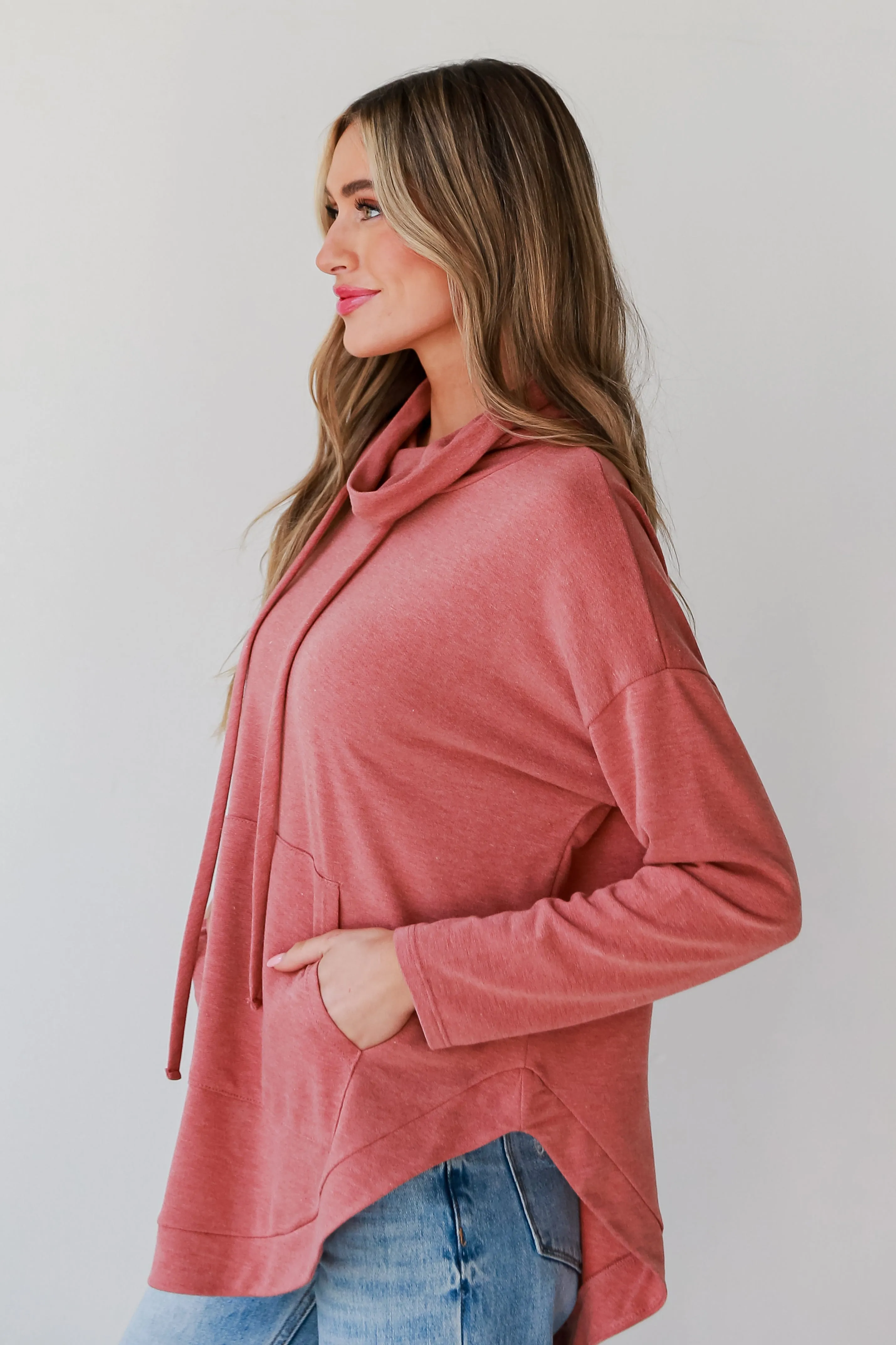 Everly Cowl Neck Pullover - DOORBUSTER